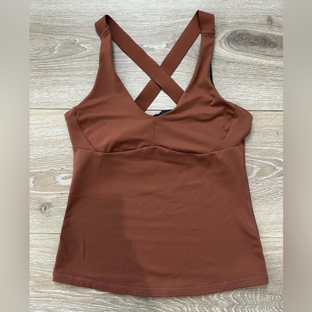 Prana layna bra tank, small, morning glory color